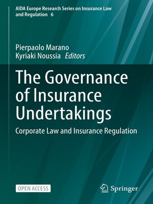 cover image of The Governance of Insurance Undertakings